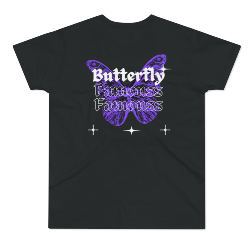 FAMOUSS BUTTERFLY ТЕНИСКА