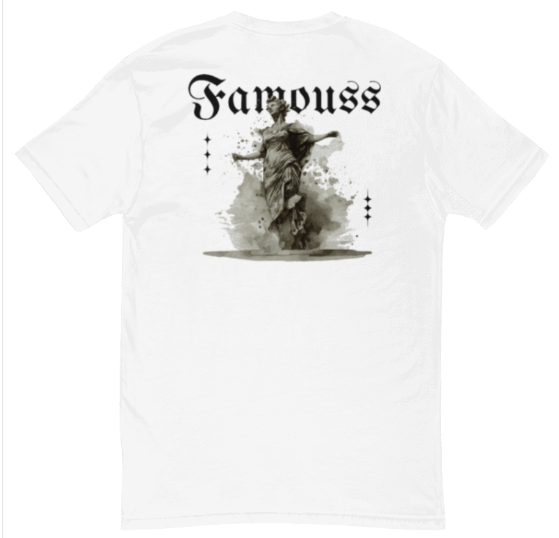 FAMOUSS white t-shirt